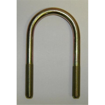 Ap Products U-Bolt 0.5 In. - 20 x 5.10 In. For 2.38 In. Tube Yellow Zinc A1W-14122073